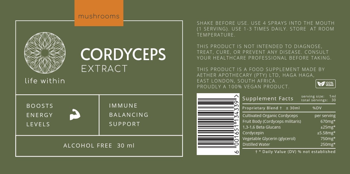 Cordyceps Extract (10 ml & 30 ml)
