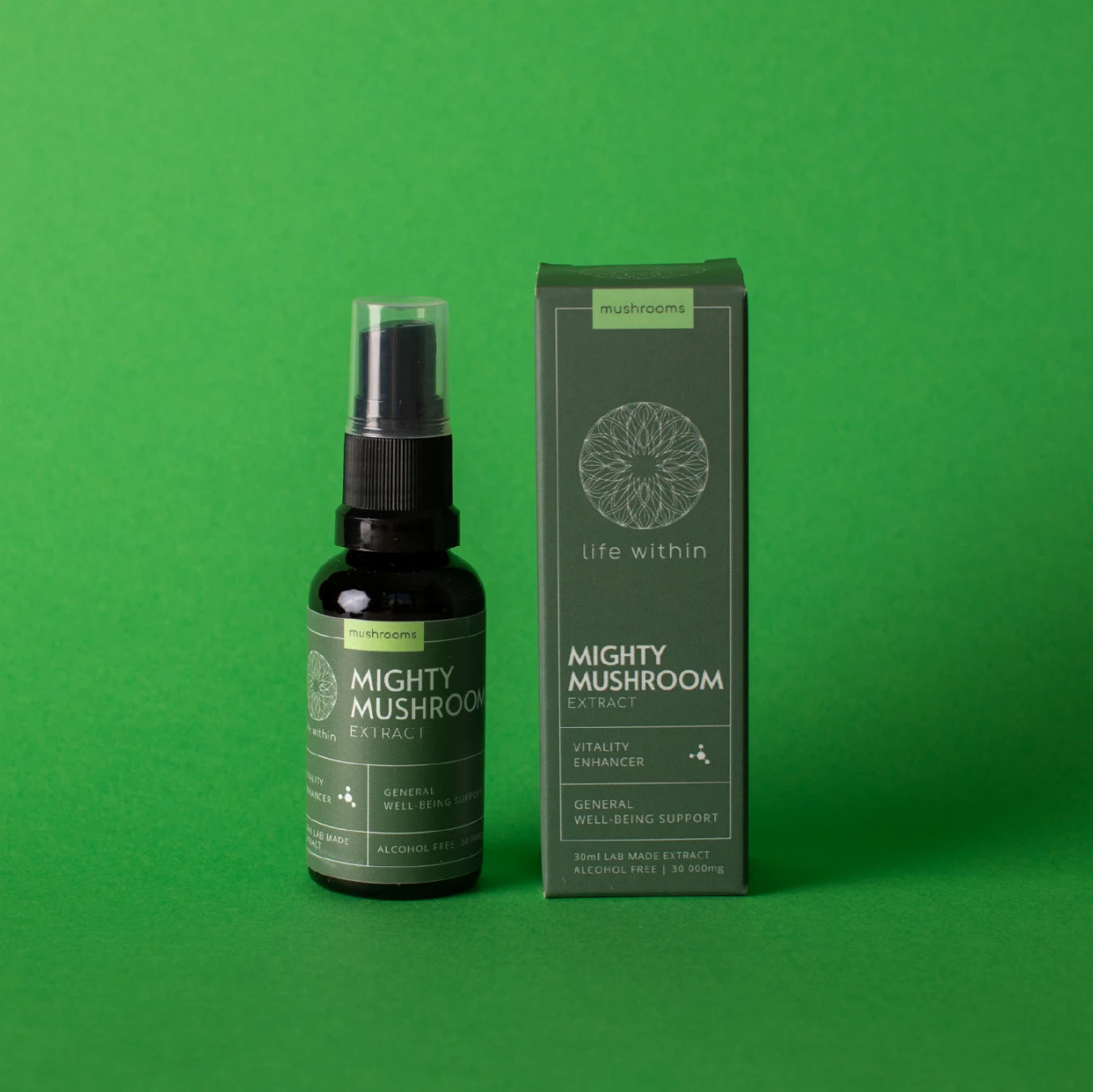 Mighty Mushroom Extract (10 ml & 30 ml)