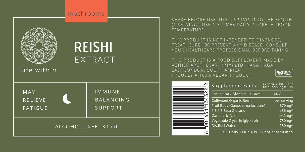 Reishi Extract (10 ml & 30 ml)