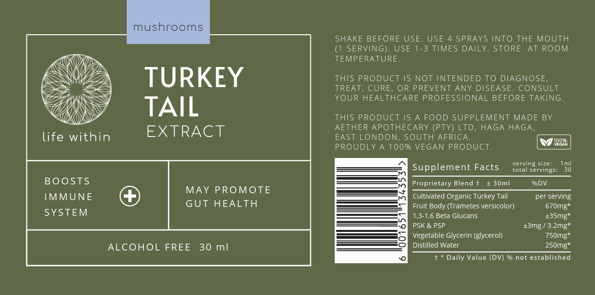 Turkey Tail Extract (10 ml & 30 ml)