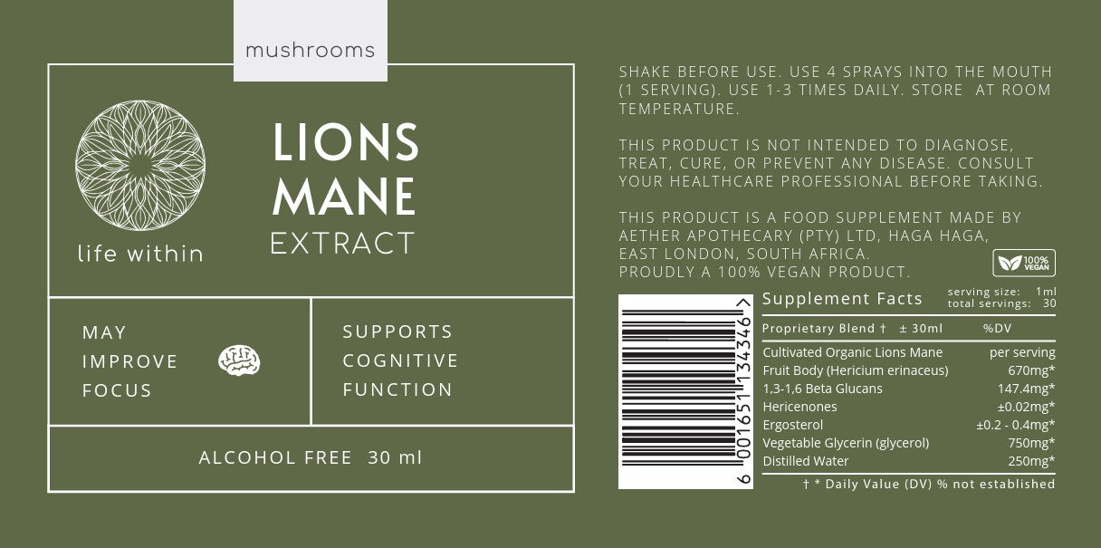 Lions Mane Extract